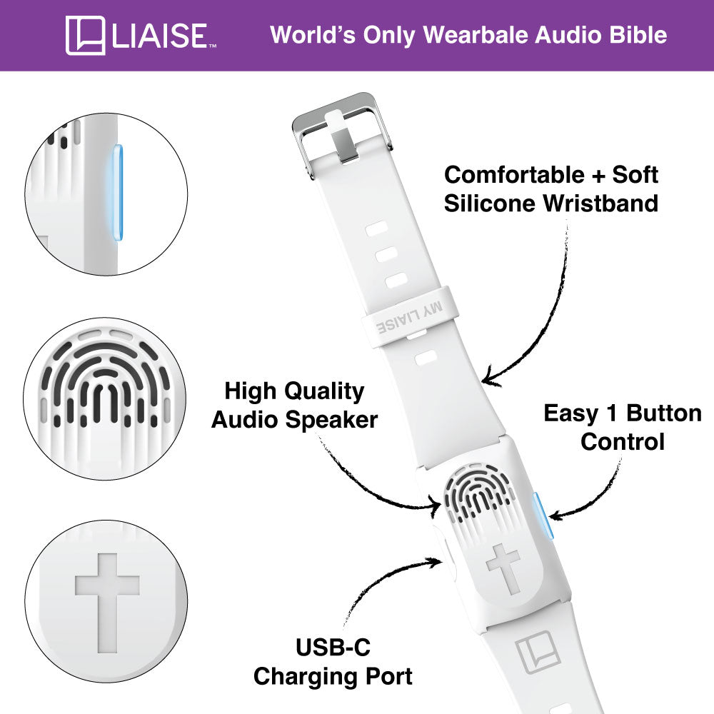 Liaise: Pulsera de la Biblia en audio